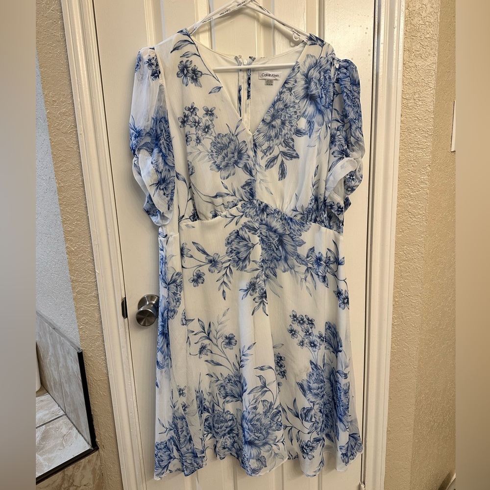 Calvin Klein floral dress